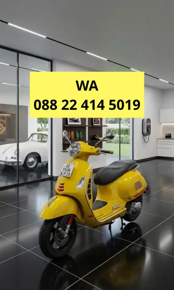 DIJUAL SEGERA PIAGGIO VESPA GTS SUPER SPORT I-GET ABS TAHUN 2023