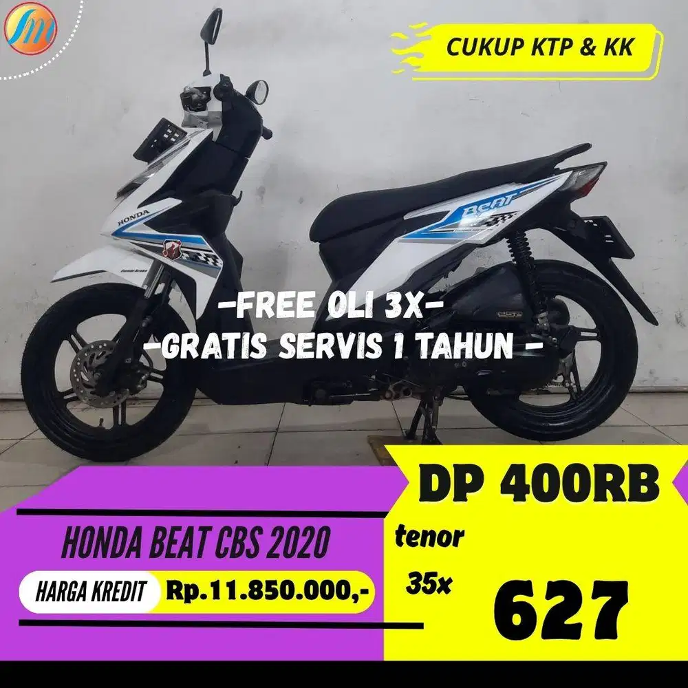 HONDA BEAT CBS 2020 KREDIT MURAH ANGSURAN SANGAT RENDAH BERGARANSI