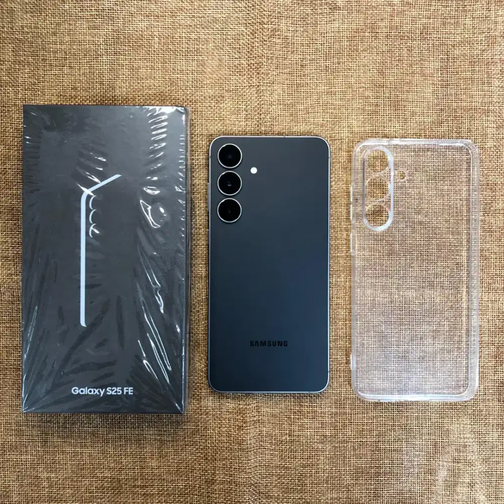 Samsung S25 FE 5G 8/256GB Titanium Black Garansi SEIN april 2027