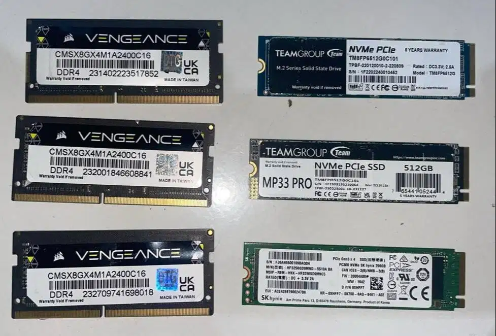 Jual Murah SSD & RAM Vengeance, SK Hynix, dan Team Group