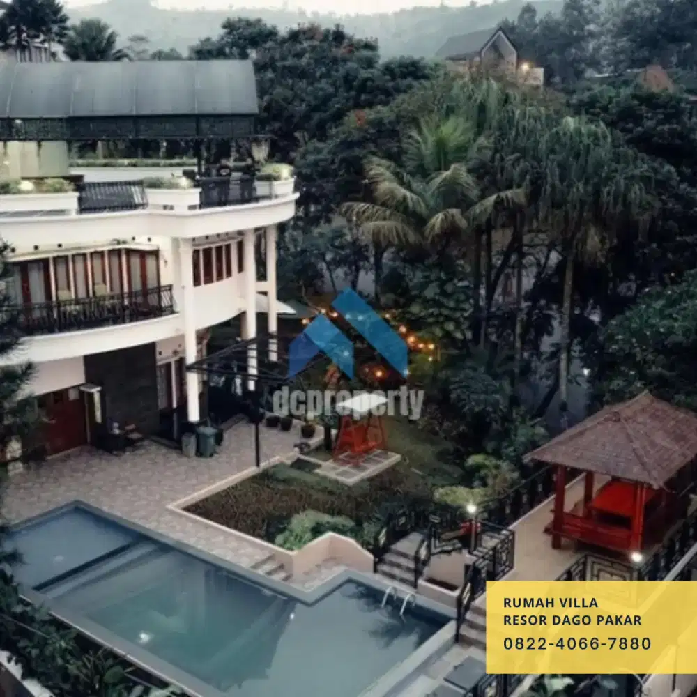 Rumah villa resor Dago pakar