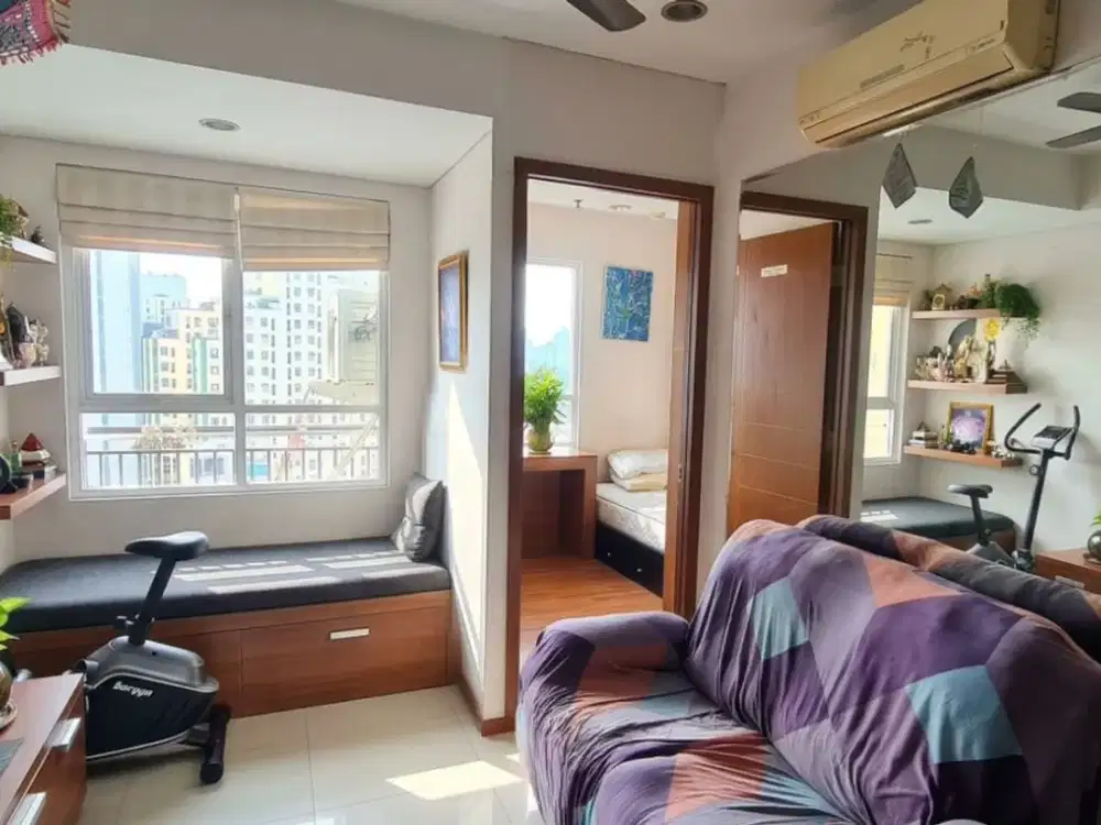 JUAL CEPAT APARTEMEN MTH SQUARE, 2 BED ROOM, FULLY FURNISHED, LOKASI STRATEGIS, JAKARTA TIMUR