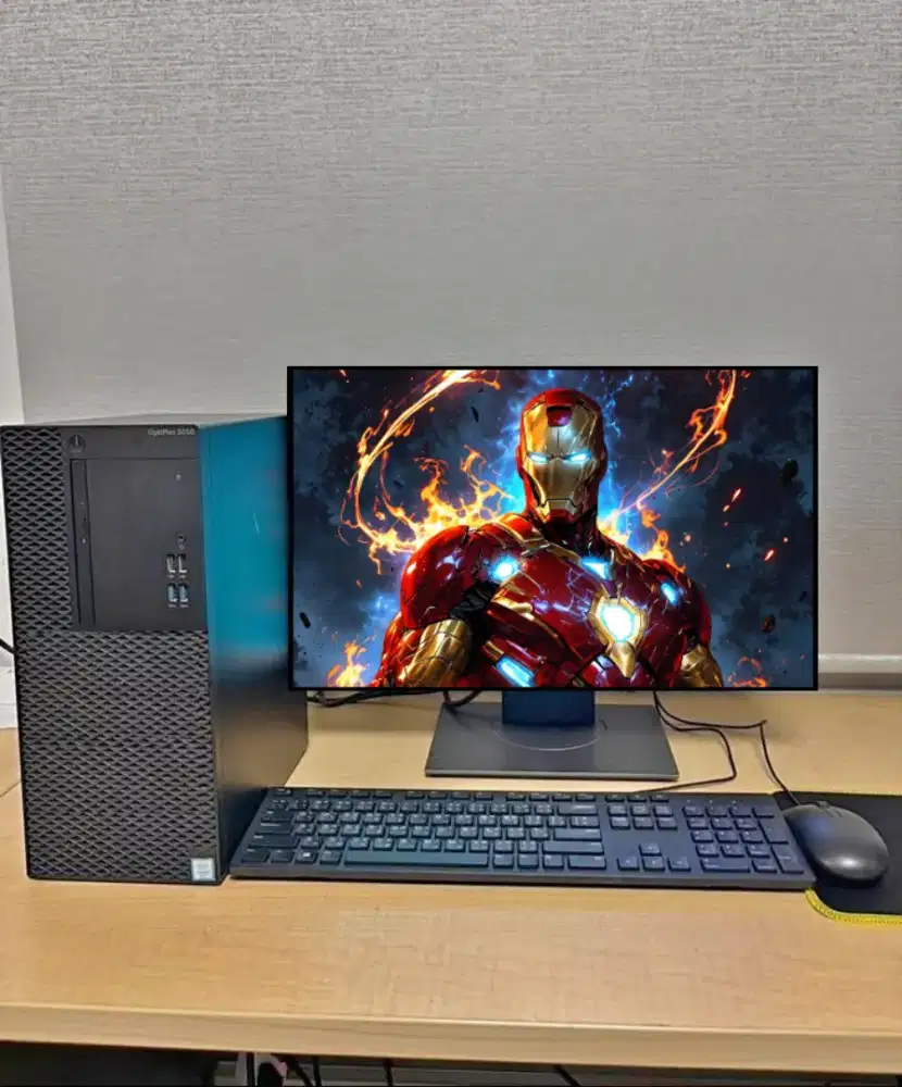 PC GAMING FULSET + LCD + RAM 8 GB + VGA 1 GB + HD 500 GB + GAMES APP