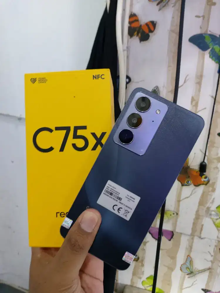realme c75x ram 8/128 fullset