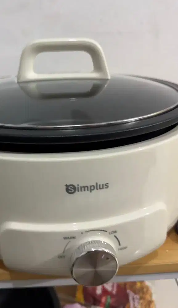 panci listrik simplus baru unboxing nego sampe jadi