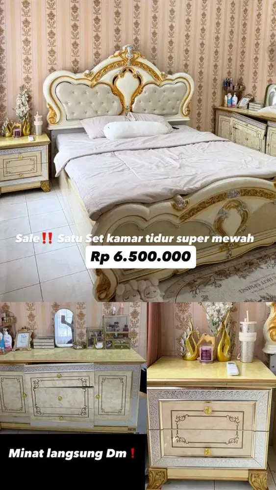 Sale !! Satu Set kamar tidur super mewah