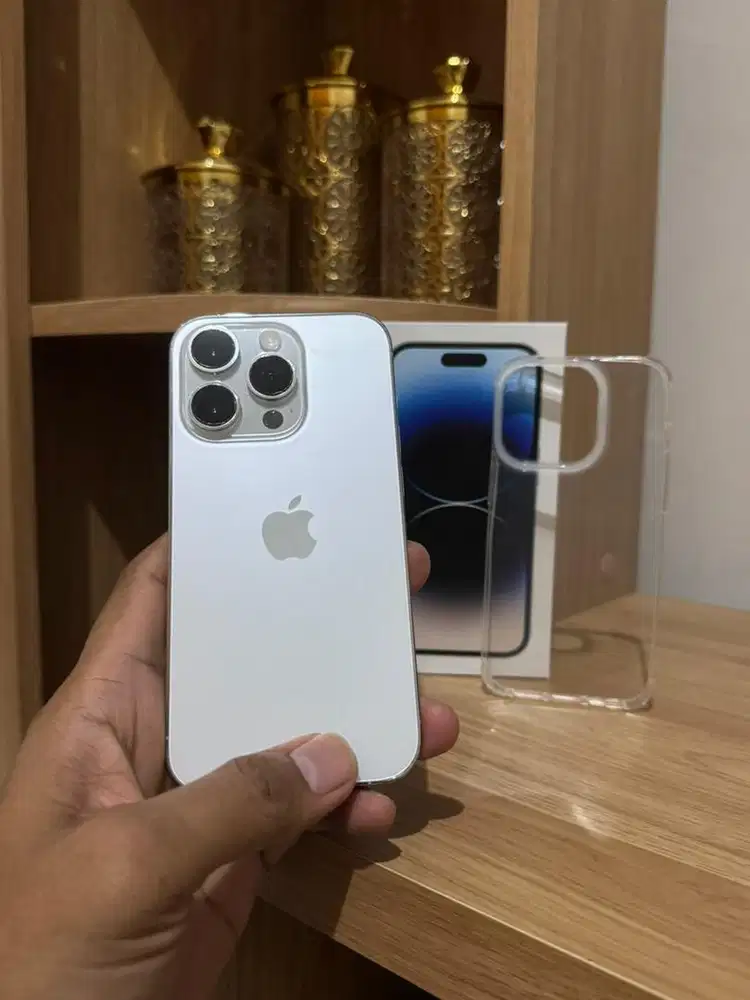 IPHONE 14 PRO 128GB SILVER INTER BISA SEMUA KARTU