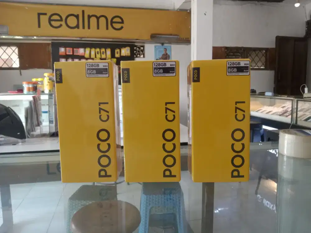 Fast respon wa Poco C71 4+4/128 Garansi resmi 15bln