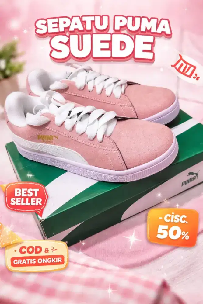 Sepatu Suede wanita ukuran 36-40