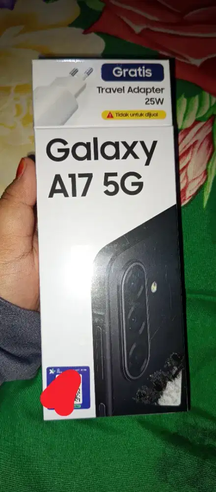 SAMSUNG A17 5G 8/256 BLACK + TRAVEL ADAPTOR