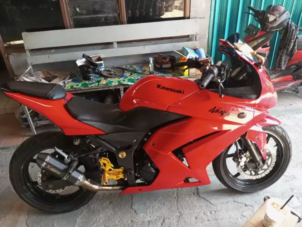 Kawasaki ninja karbu merah