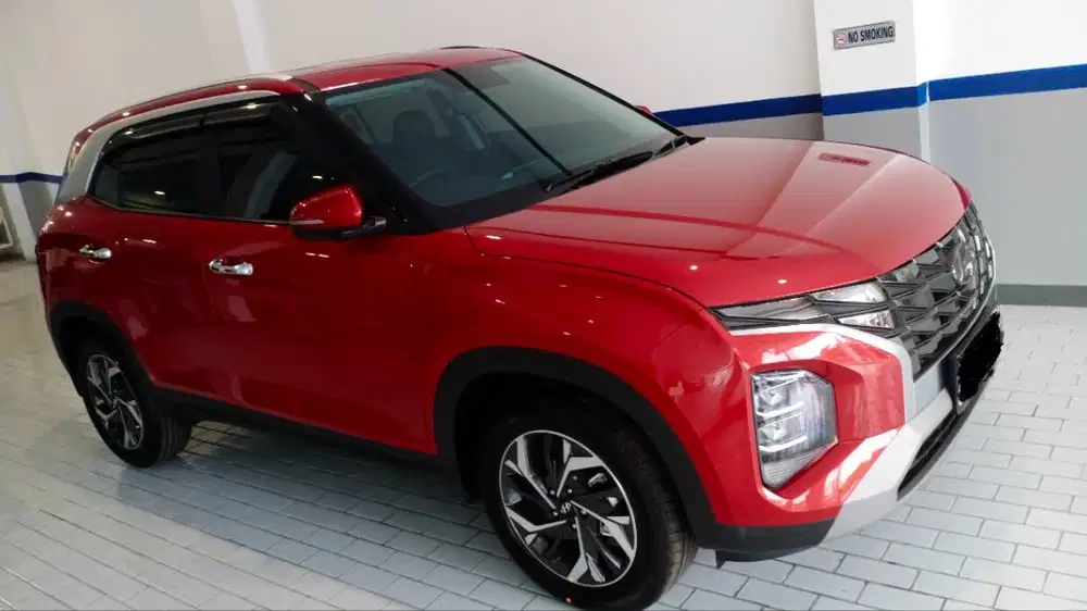 Hyundai Creta 2022 Warna Merah Dragonfly 18.000 km Kondisi Sempurna