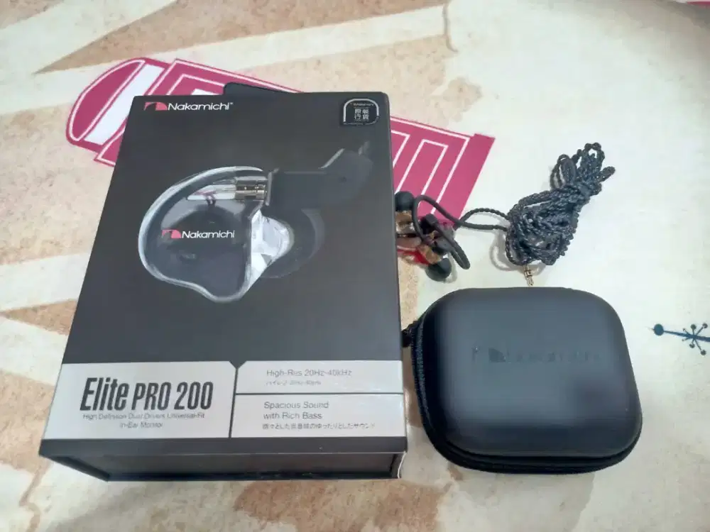 Jual Earphone (Headset) Nakamichi Elite Pro 200