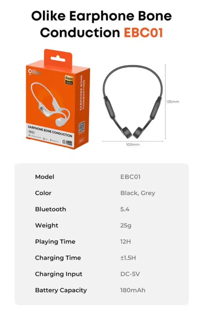 Hf Bone conduction OLIKE EBC01
