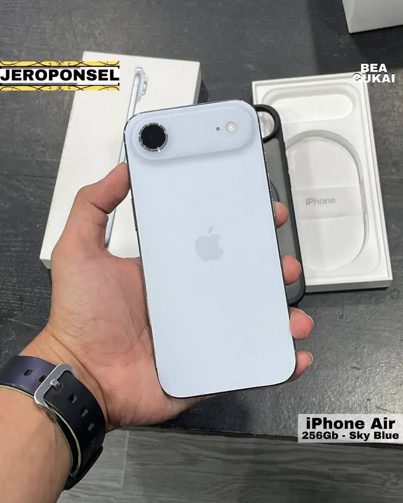 IPHONE AIR 256GB SKY BLUE FULL ORI BEA CUKAI