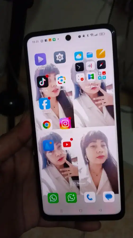 Dijual Oppo A3x ram 4+4 intr 64 jual 900