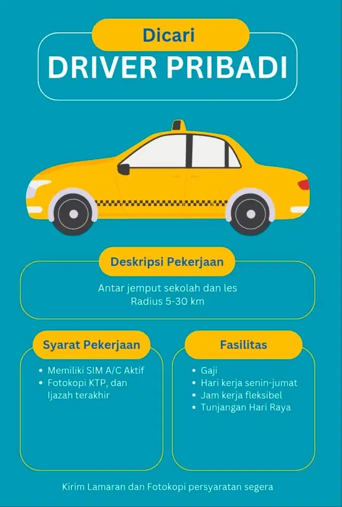 Cari driver daerah sby  timur (pakuwon city-kenjeran)