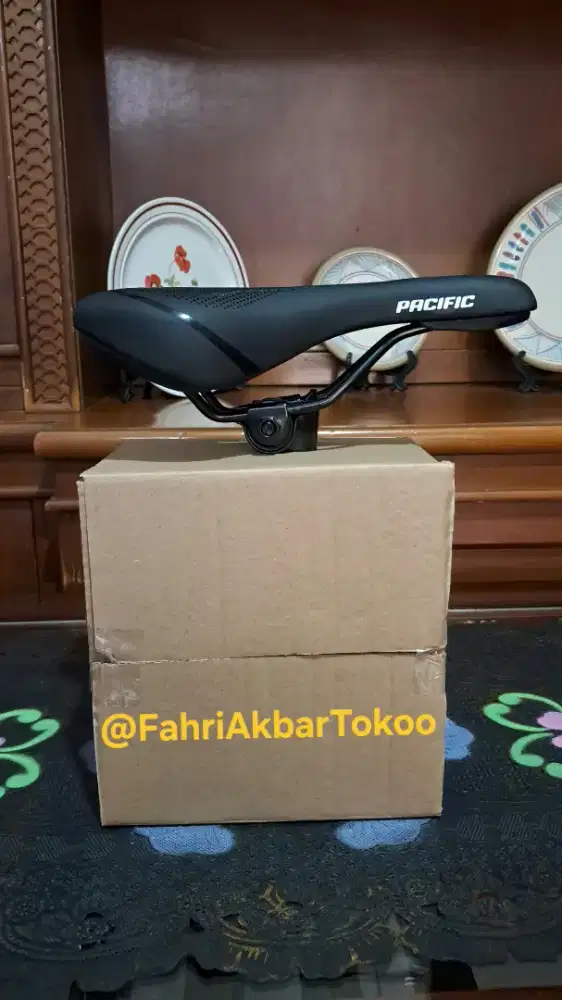 Saddle/Jok Sepeda PACIFIC Type 172 BARU ( Biru ) Simpel, Ringan Nyaman