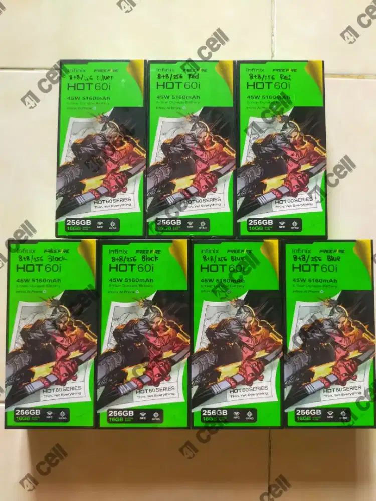Infinix hot 60i ram 8+8/256 100% baru Termurah
