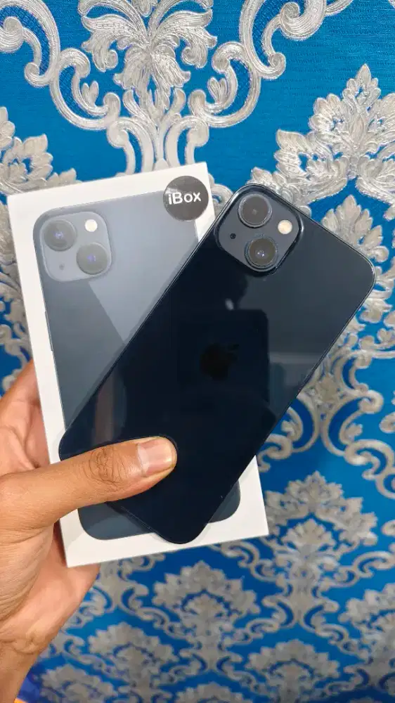 Iphone 13 256gb Reami Ibox BH91% Fungsional No Minus