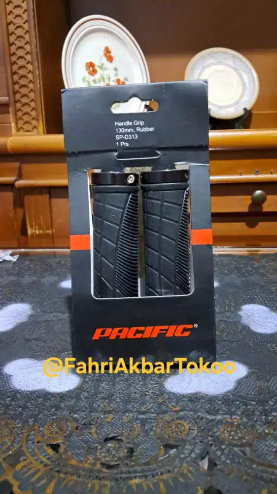 Handgrip Rubber PACIFIC 313 BARU Hitam Harga Bersahabat