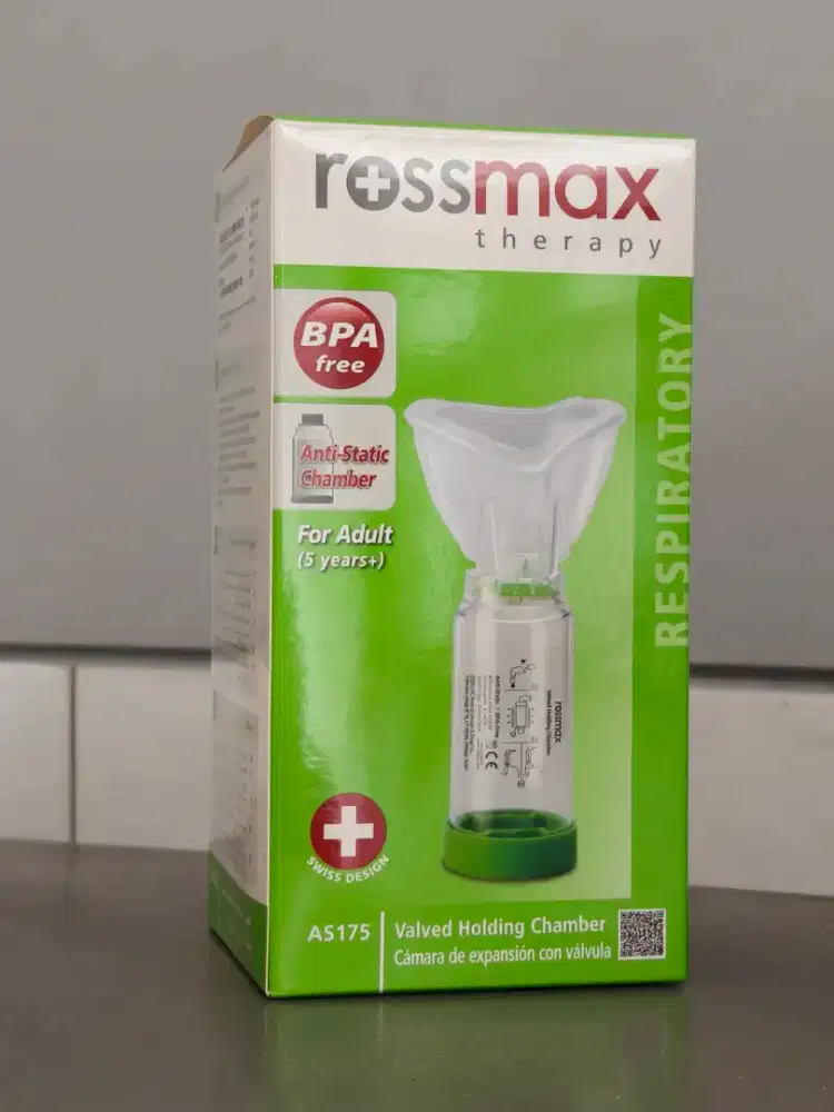 Rossmax Aerospacer Dewasa AS175 untuk terapi inhaler asma