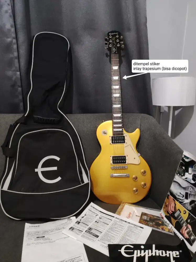 Limited Edition Epiphone Lespaul LP100 Goldtop CS no Fender Gibson