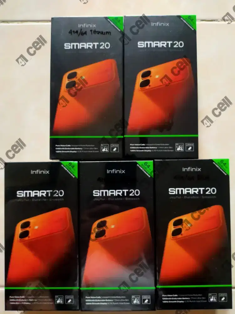 Infinix smart 20 ram 4+4/64 100% baru Termurah