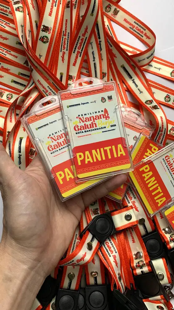 konveksi banjarmasin / tali lanyard custome / kaos sablon / souevenir