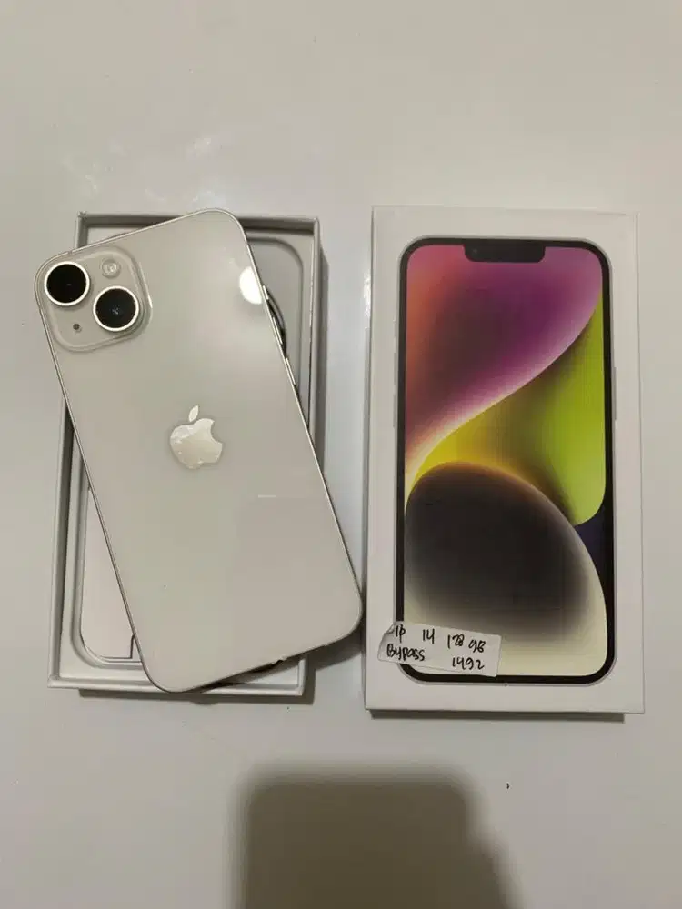 Iphone 14 128gb fullset mulus