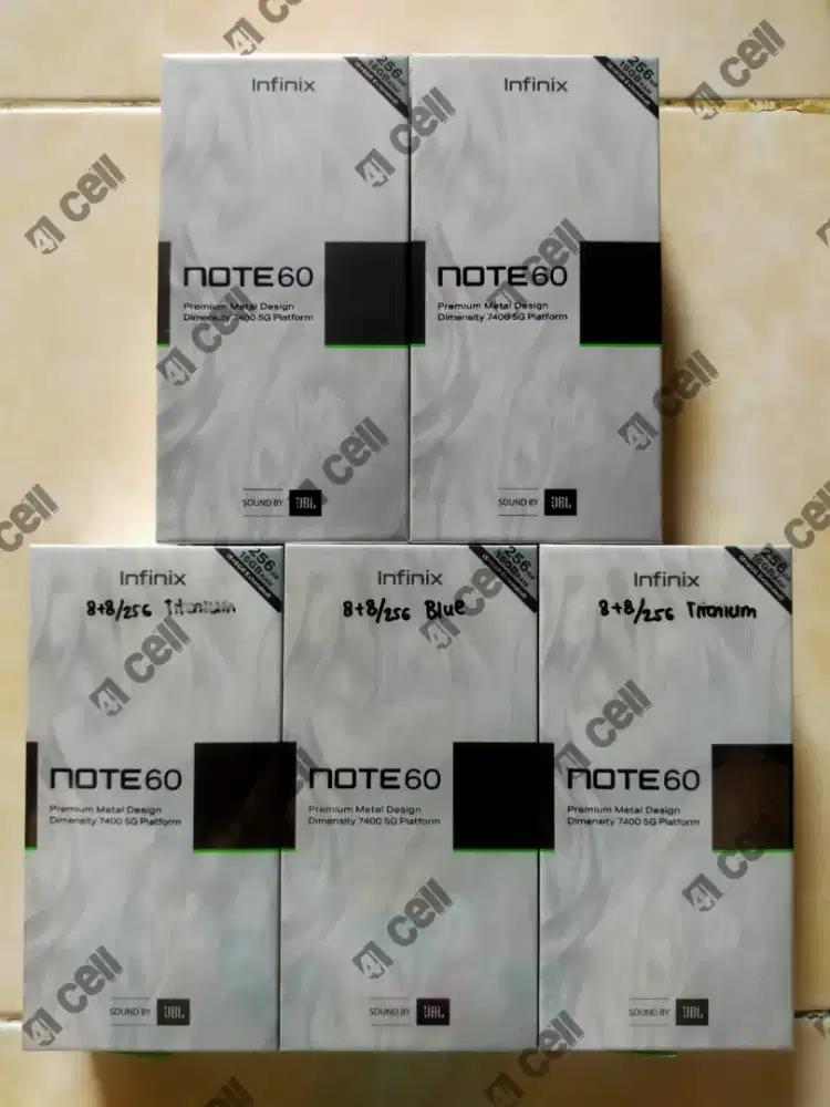 Infinix note 60 ram 8+8/256 100% baru Termurah