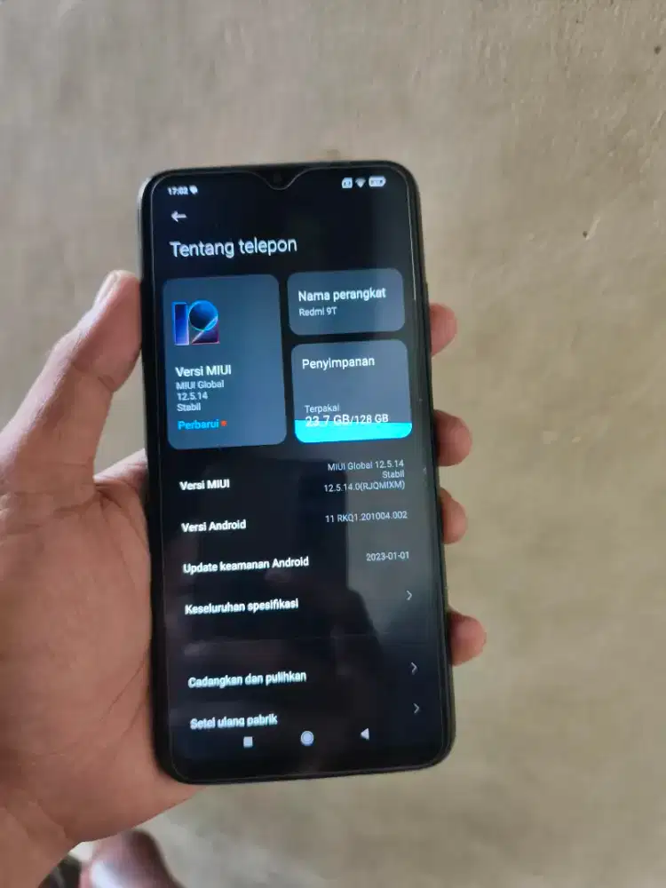 Redmi 9T 6/128 Hitam