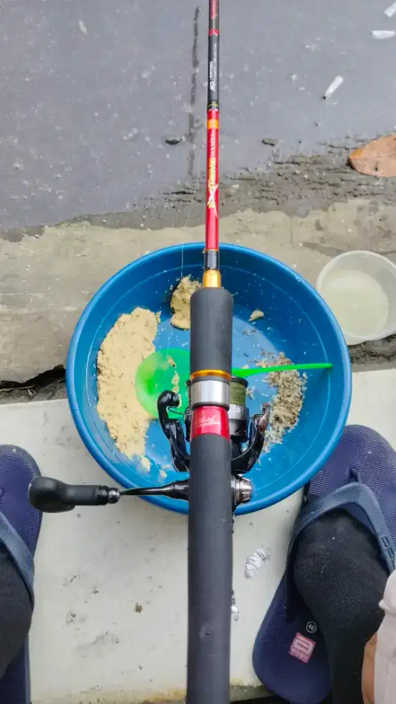 Joran maguro extreme mamba cs 180 7-17 lbs + reel daiwa