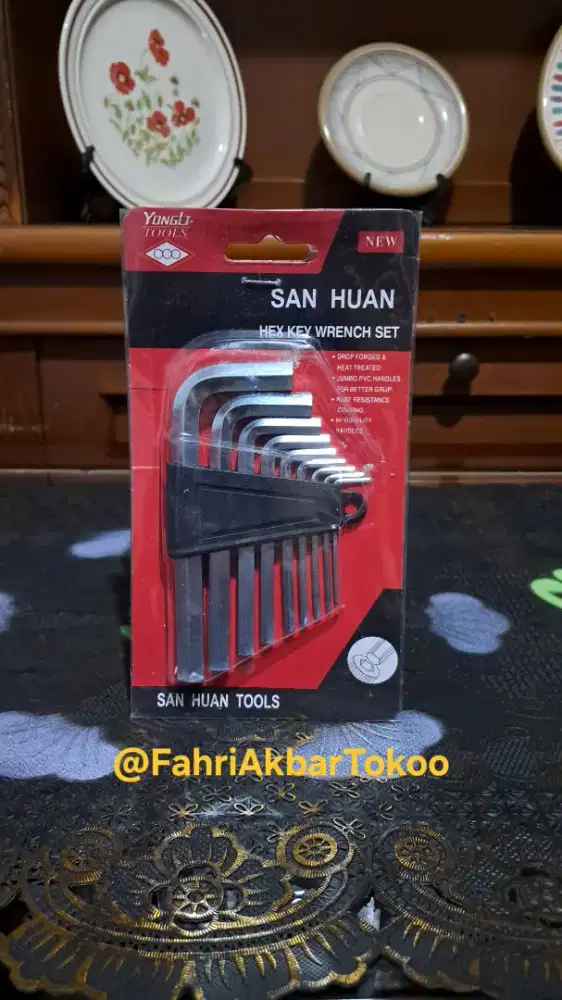 Set Kunci L SAN HUAN BARU Lengkap & Siap Pakai