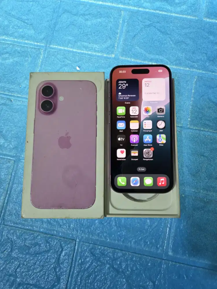 IPhone 16 128gb Pink IBox Mulus