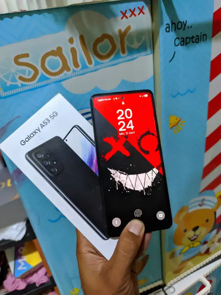 Samsung galaxy a53 fulset 5G Ram 8+8/256gb siap pakai