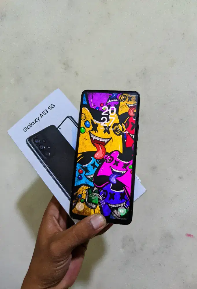 Samsung galaxy a53 fulset 5G Ram 8+8/256gb siap pakai