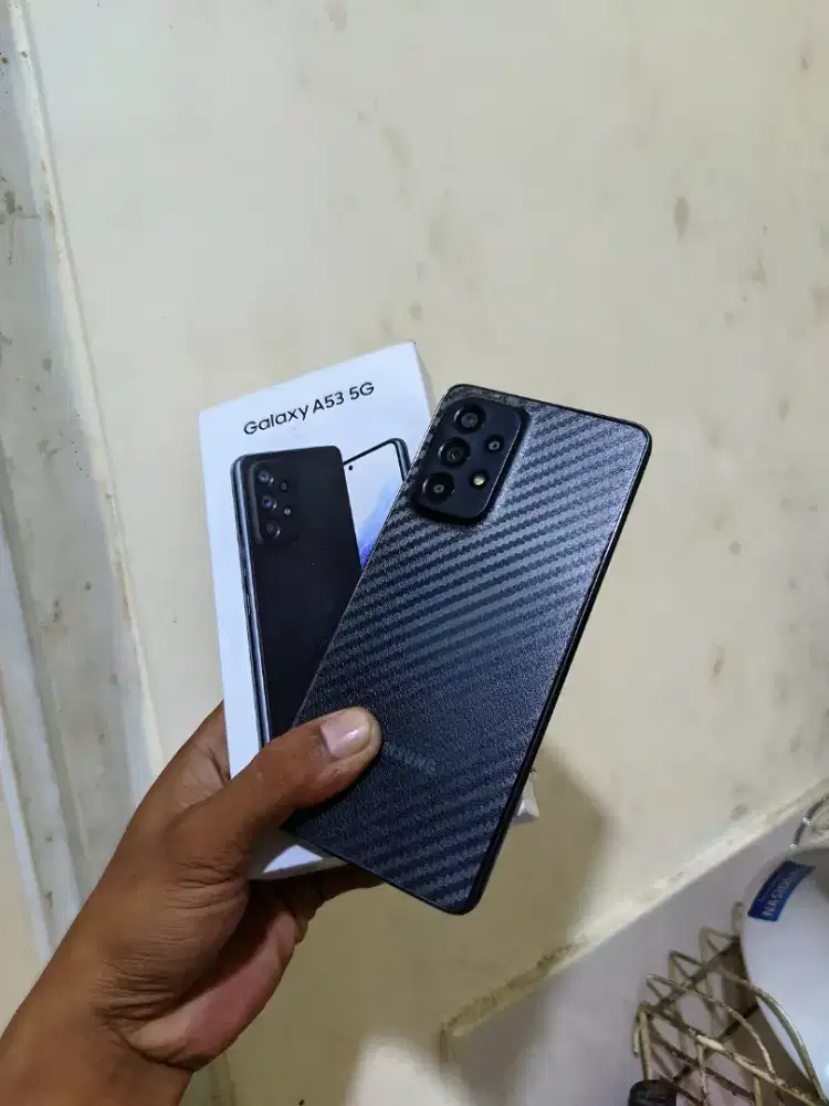 Samsung galaxy a53 fulset 5G Ram 8+8/256gb siap pakai