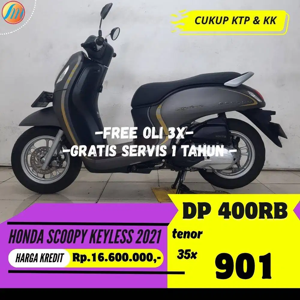 HONDA SCOOPY KEYLESS 2021 KREDIT DP HANYA 400RIBU ANGSURAN RINGAN
