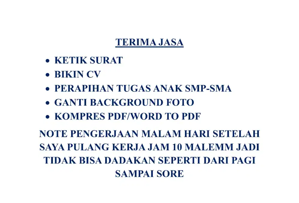 JASA KETIK SURAT