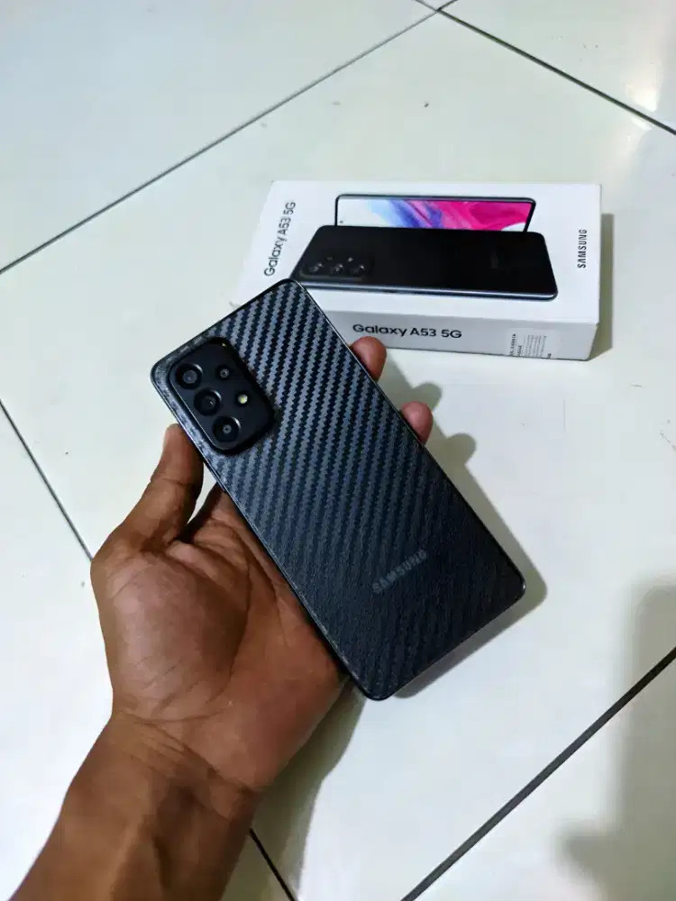 Samsung galaxy a53 fulset 5G Ram 8+8/256gb siap pakai