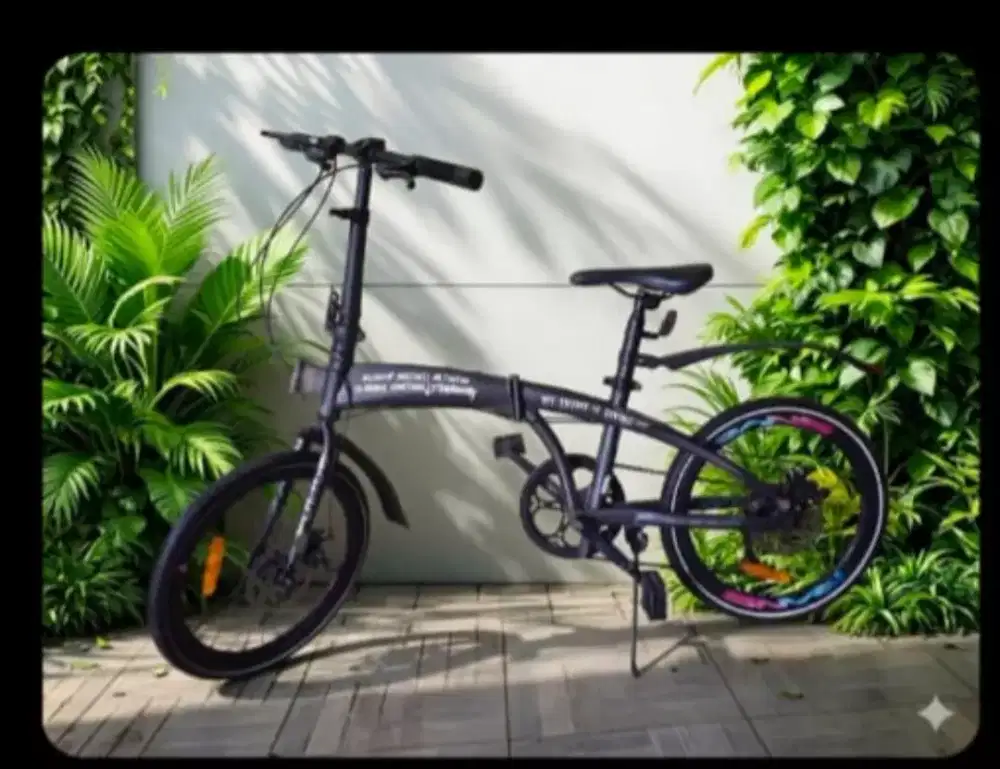 Sepeda lipat Elemen police milan runs..