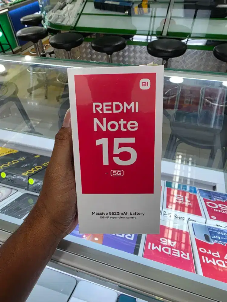 Xiaomi redmi note 15 5G ram  8gb/256gb & 12gb/512gb nfc baru segel