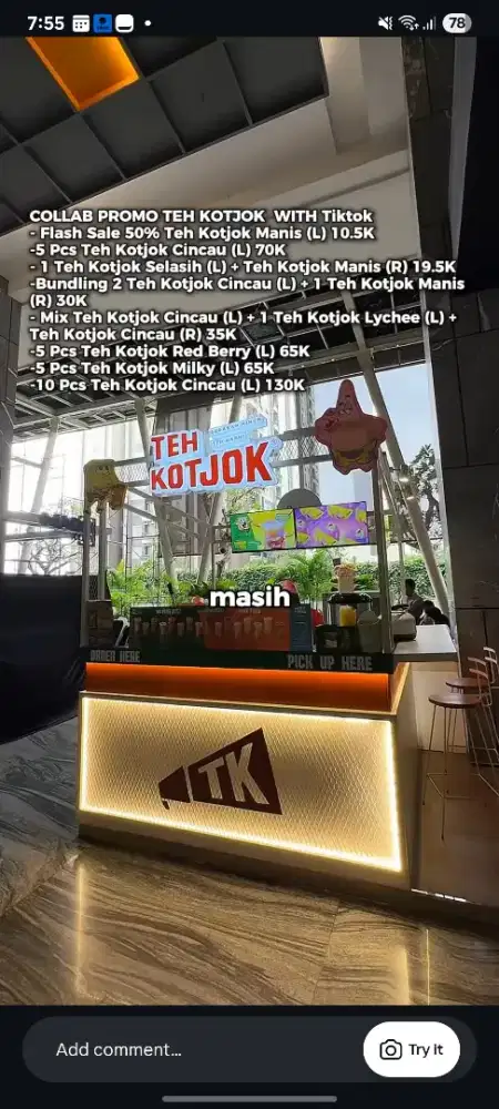 Dibutuhkan karyawan - barista - kasir