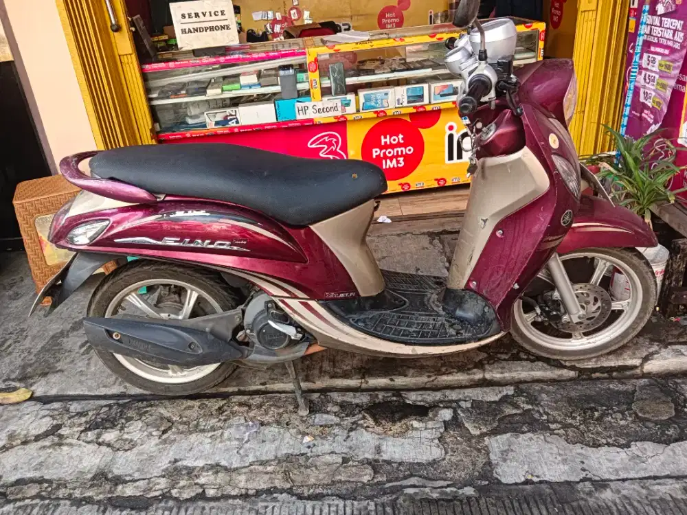 jual yamaha fino 2014 komplit siap pakai