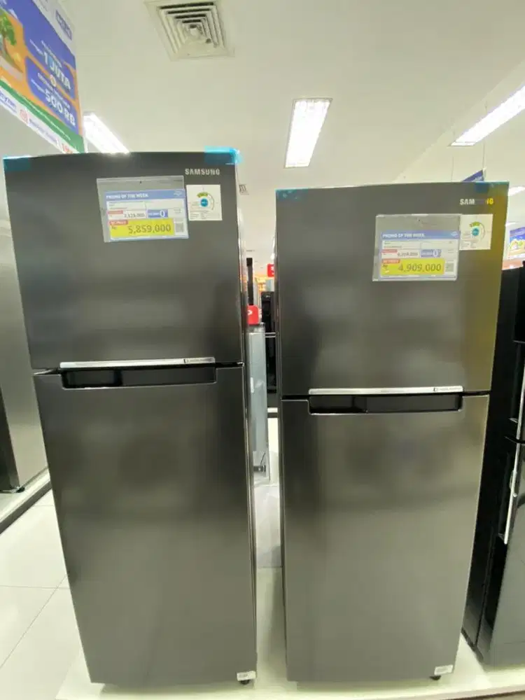 READY SAMSUNG REFRIGERATOR 2 DOOR 248L BLACK
