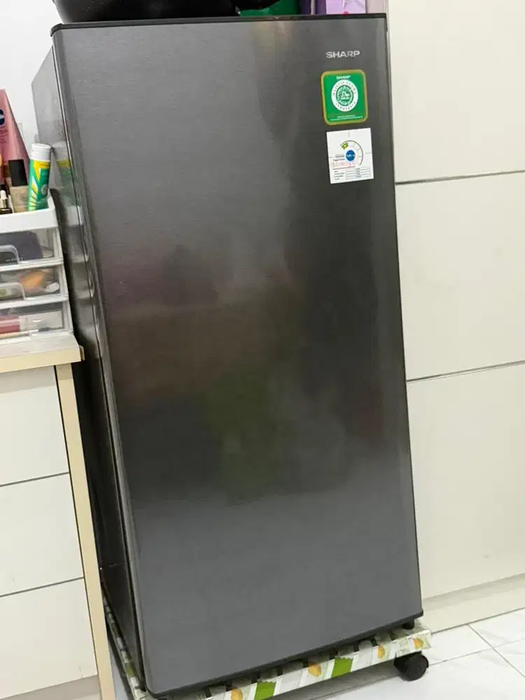 Kulkas Sharp 1 pintu dengan freezer