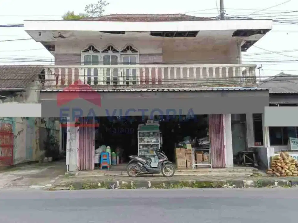 Rumah Usaha di pinggir Jalan Raya Cocok untuk Ruko, Londri, Usaha Kuliner atau Kantor