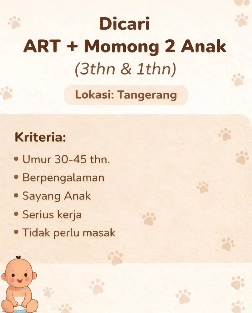 LOWONGAN ART+MOMONG