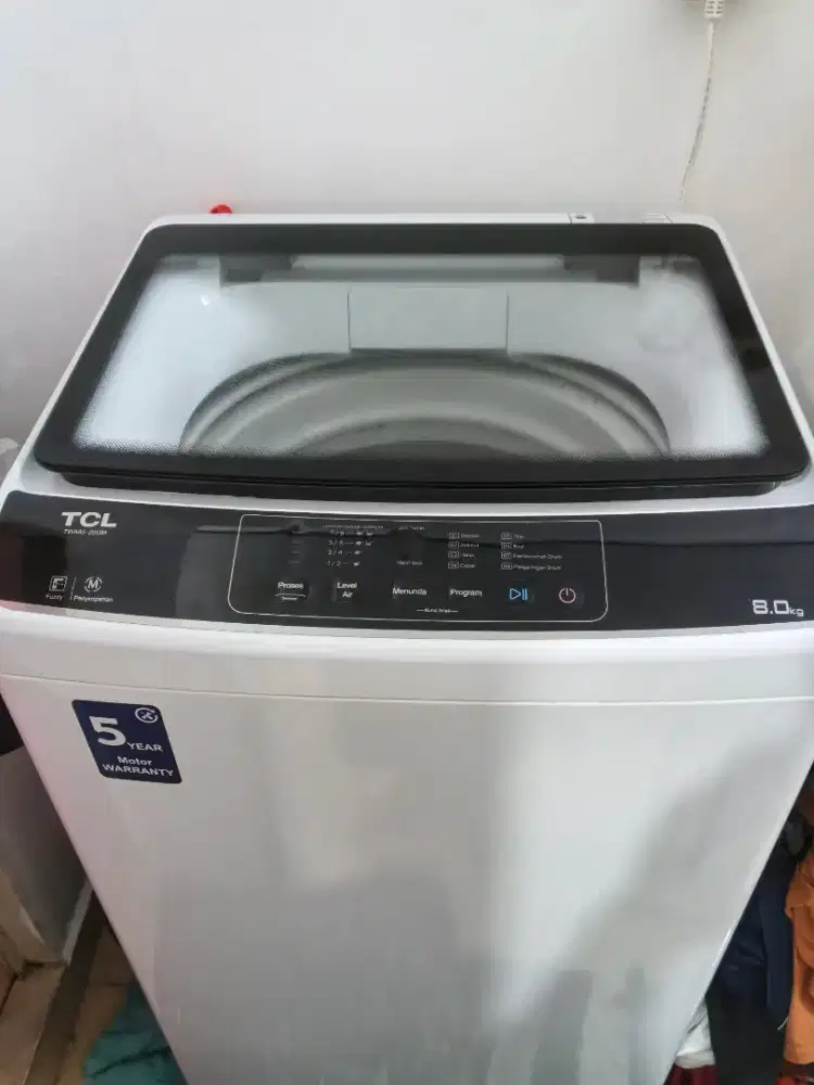 JUAL TCL MESIN CUCI 1 TABUNG 8KG TOP LOADING